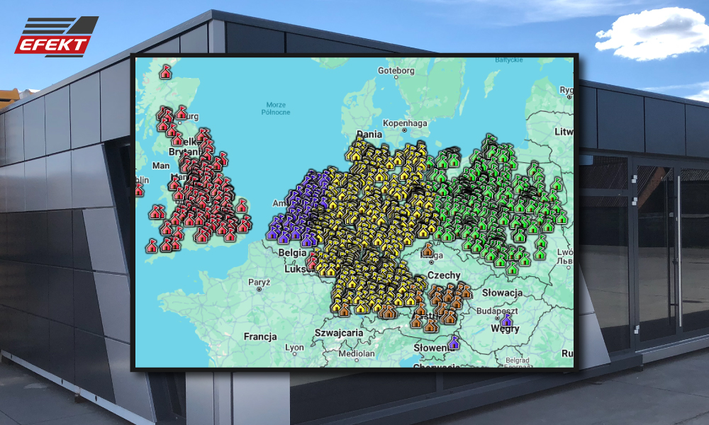 BLOG | Pawilony EFEKT mapa realizacji